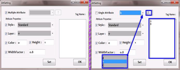 Changed Attribute Propertise - AutoCAD